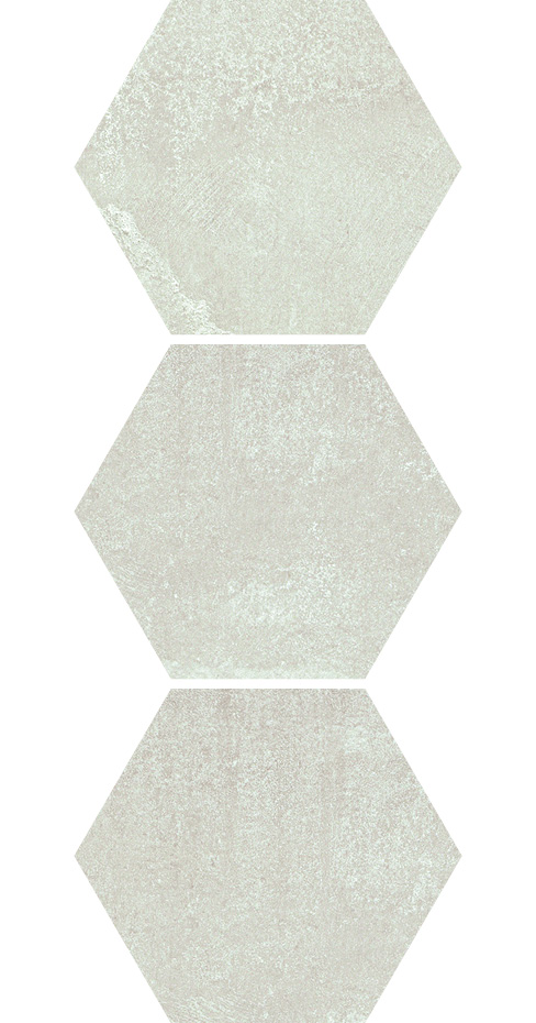 Alchemy White Natural Hexagon Hex 25X30