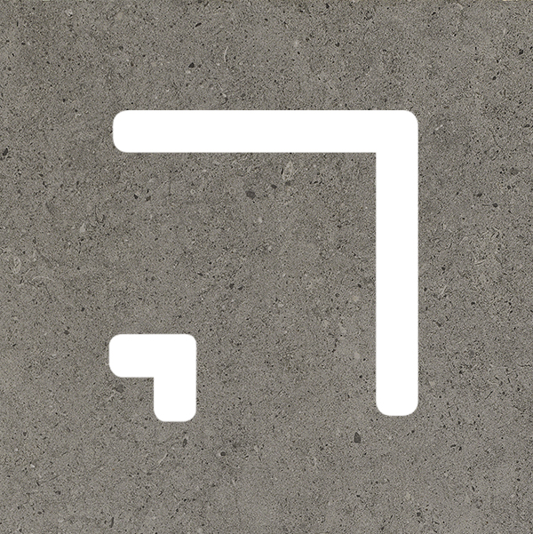 Concept Anthraci 2Cm Drain Ang 25X25