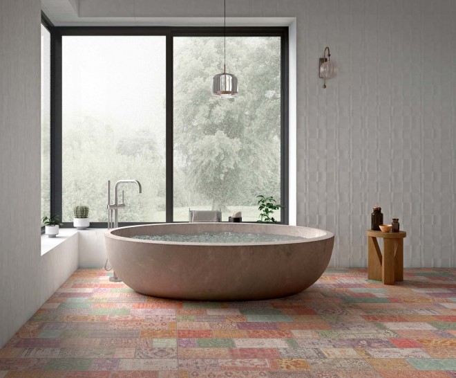 Elements White Frame Matt 45X120