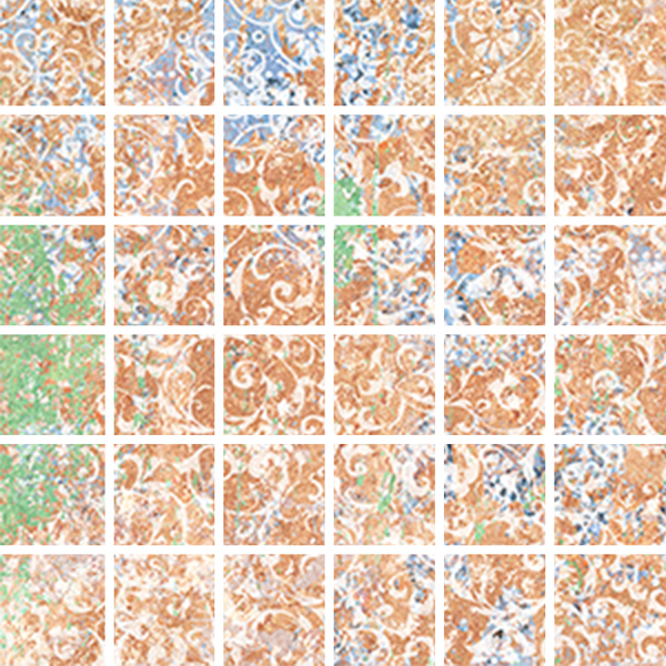 Emotion Red Nat Mos 5X5 30X30