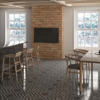 Encaustic Coal Decor Lappato 30X30