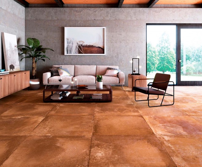 Fire Rosso Natural 100X100