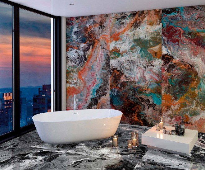 Fluid Multicolor Polished 120X120