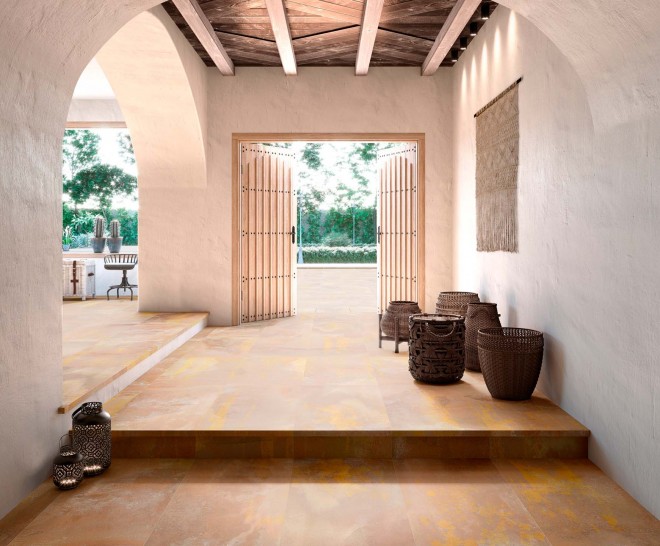 Descubre las casas mediterráneas, ideas de porcelánicos para decoración