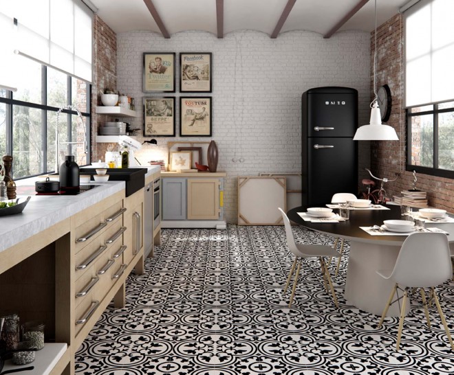 Hydraulic Black Natural 30X30