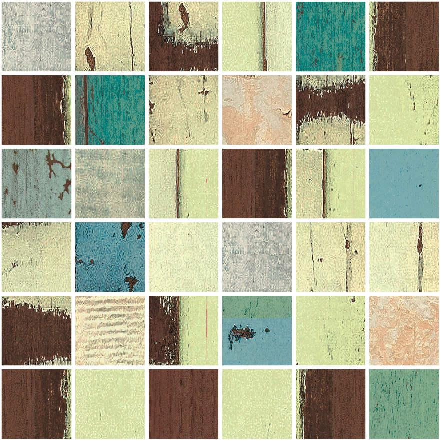 Karacter Multicolor Nat Mos 5X5 30X30