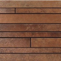 Metal Copper Lappato Mosaico Sin Fin 15X45