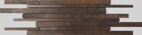 Metal Titanium Lappato Mosaico Sin Fin 15X45