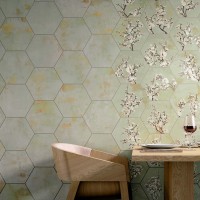 Mood Green Natural Hexagon Hex 25X30