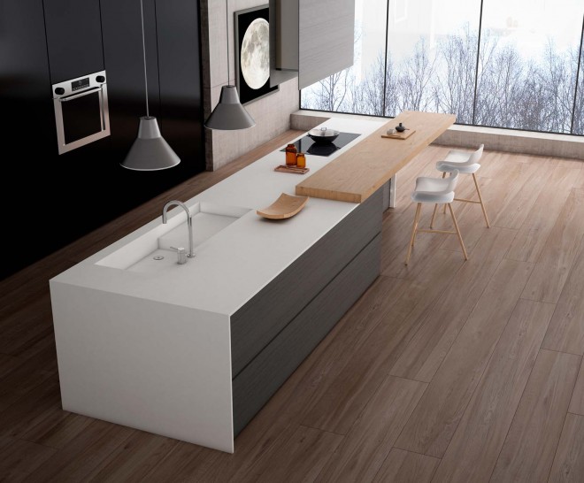 Inspírate con la decoración de estas cocinas modernas blancas