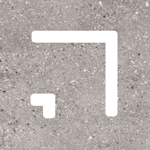 Wind Grey 2Cm Drain Ang 25X25