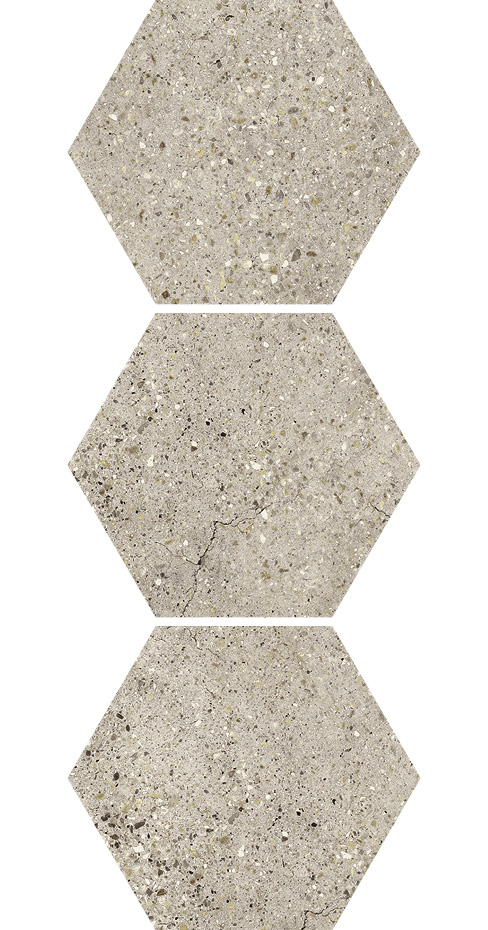 Wind Ivory Natural Hexagon Hex 25X30