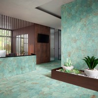 Zinc Green Natural Hexagon Hex 25X30